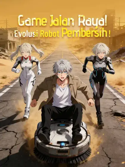 Game Jalan Raya! Evolusi Robot Pembersih!